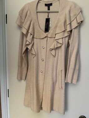 “ C Wonder” by Christian Siriano sweater coat.